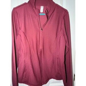 90 Degree by Reflex Women's Full Zip Jacket - Burgundy